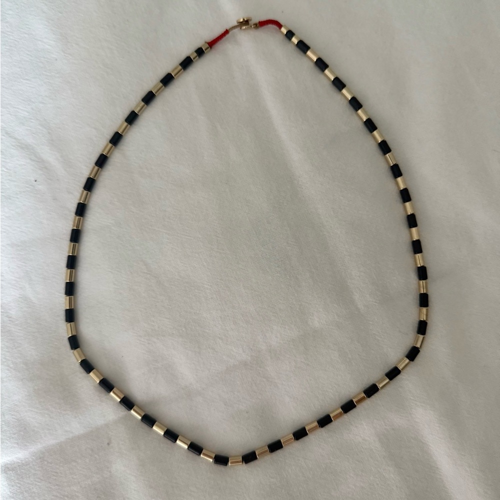 Roxanne Assoulin Black and Gold Beaded Necklace